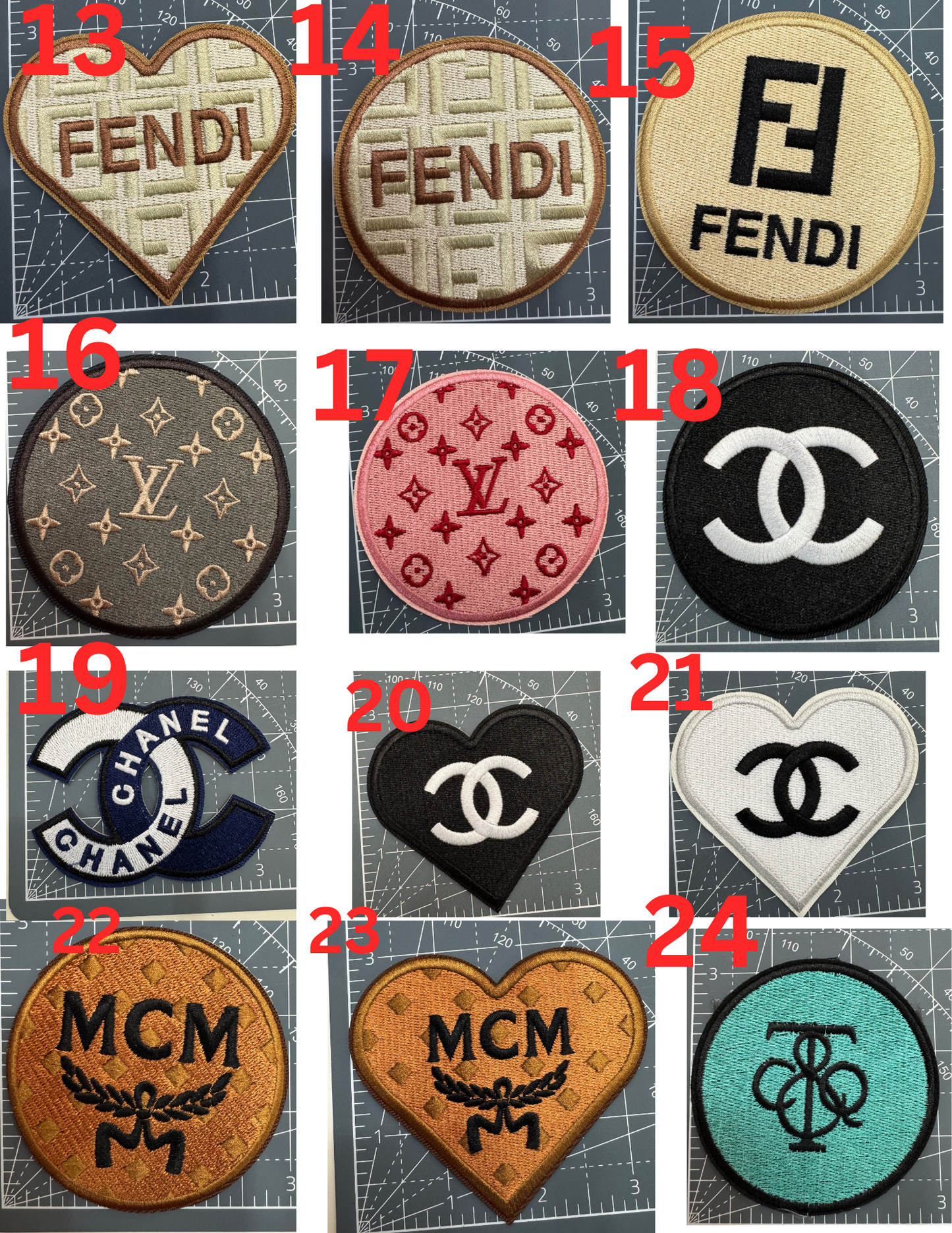 IRON ON PATCHES