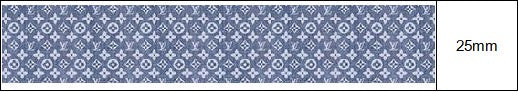 Denim LV ribbon