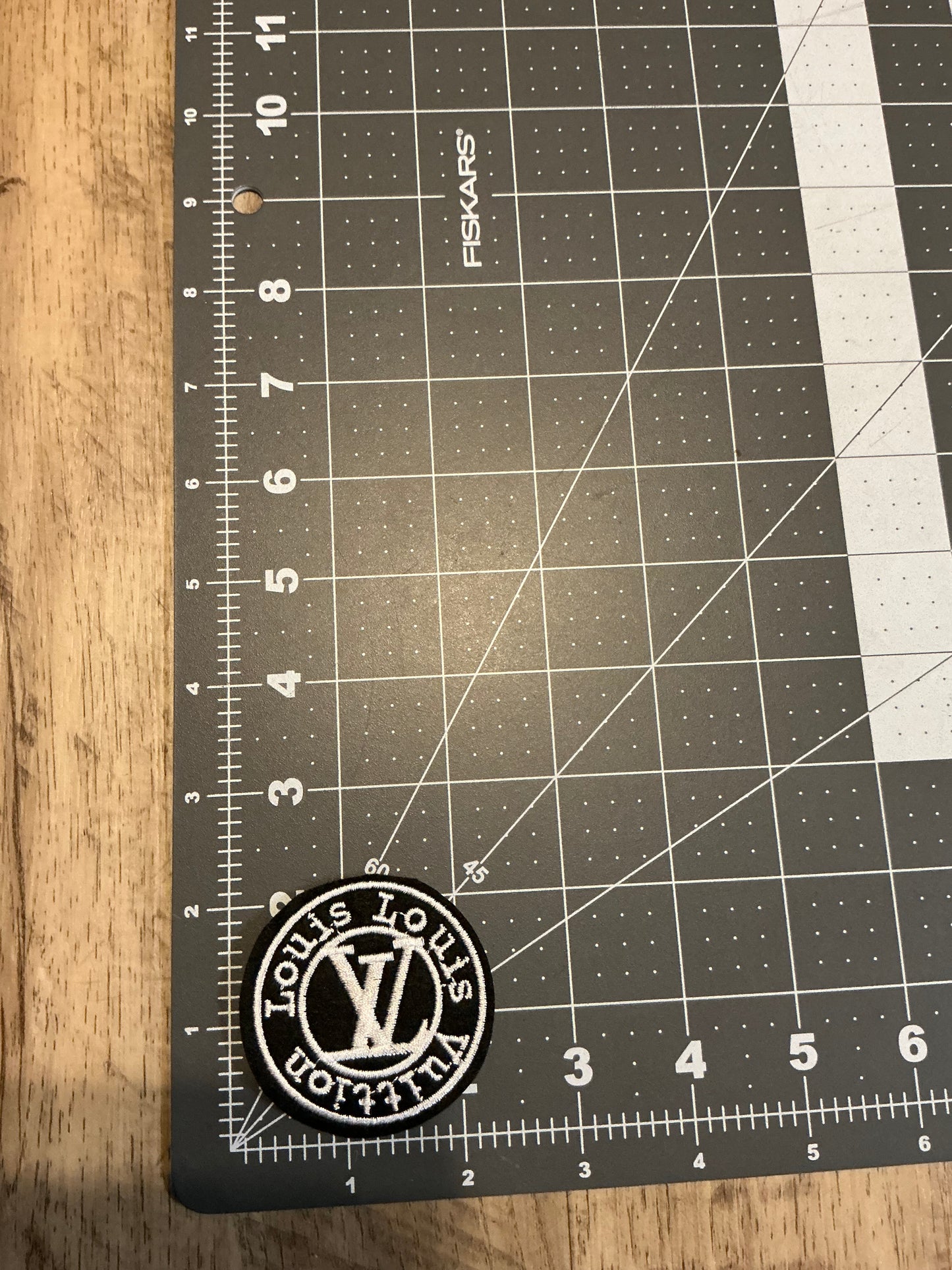 LV black & white patch