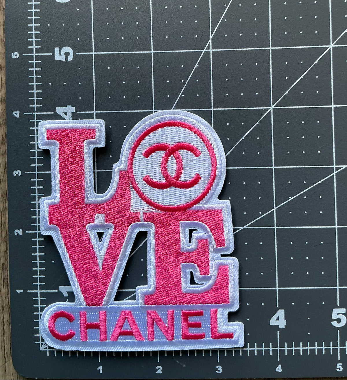 CC Love iron on patch