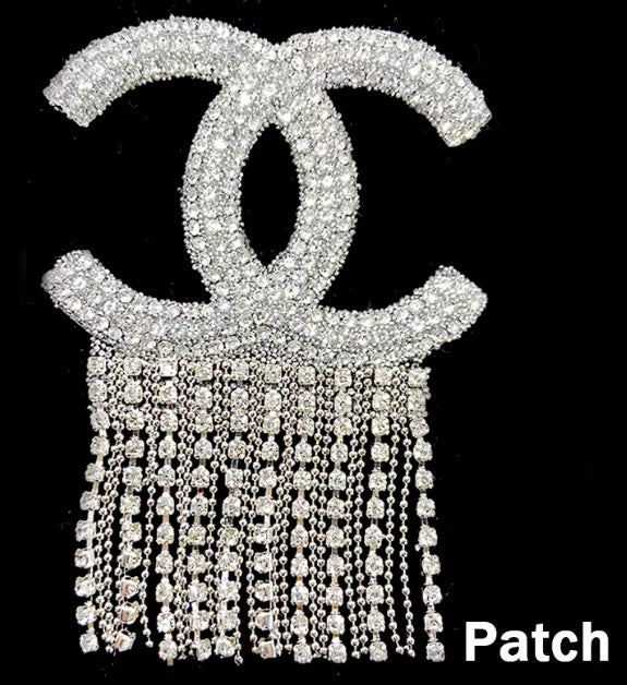 Chanel tassel brooch with Silver and Gold