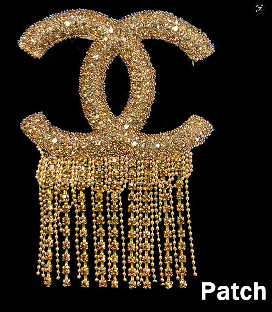 CC tassel Patch with Silver and Gold