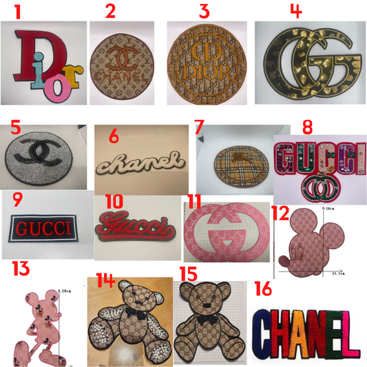 XL DESIGNER PATCHES