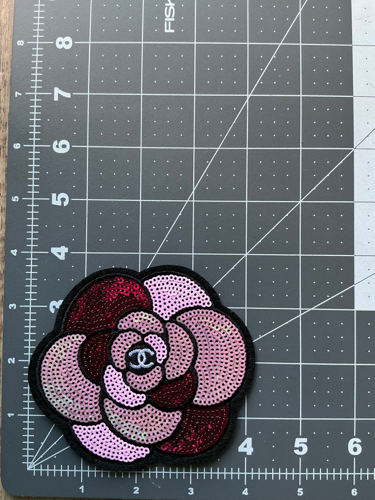 CC iron on patch