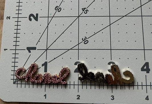 CHAN-EL FLAT BACK Charms