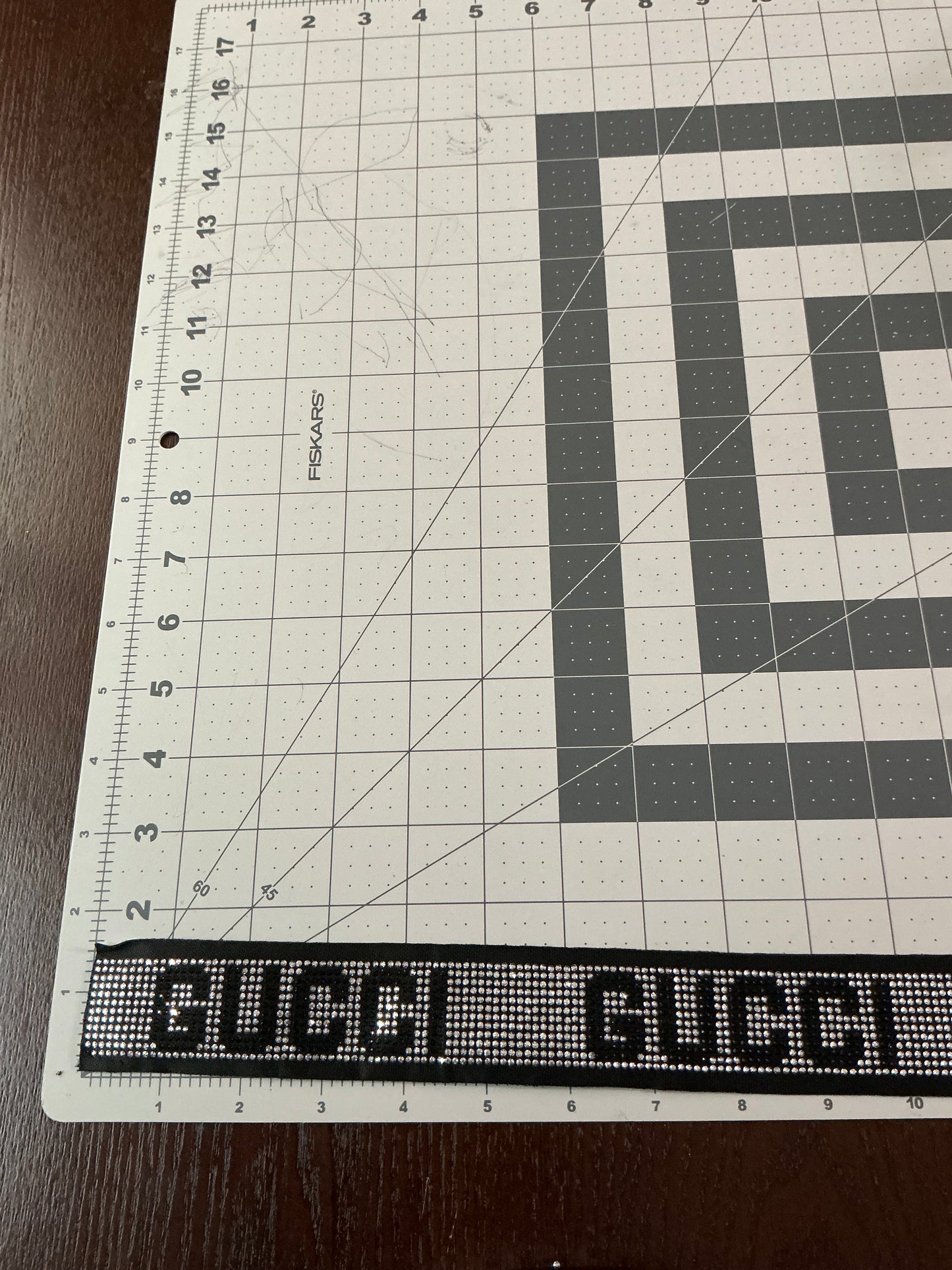Iron on bling GG Ribbon ￼