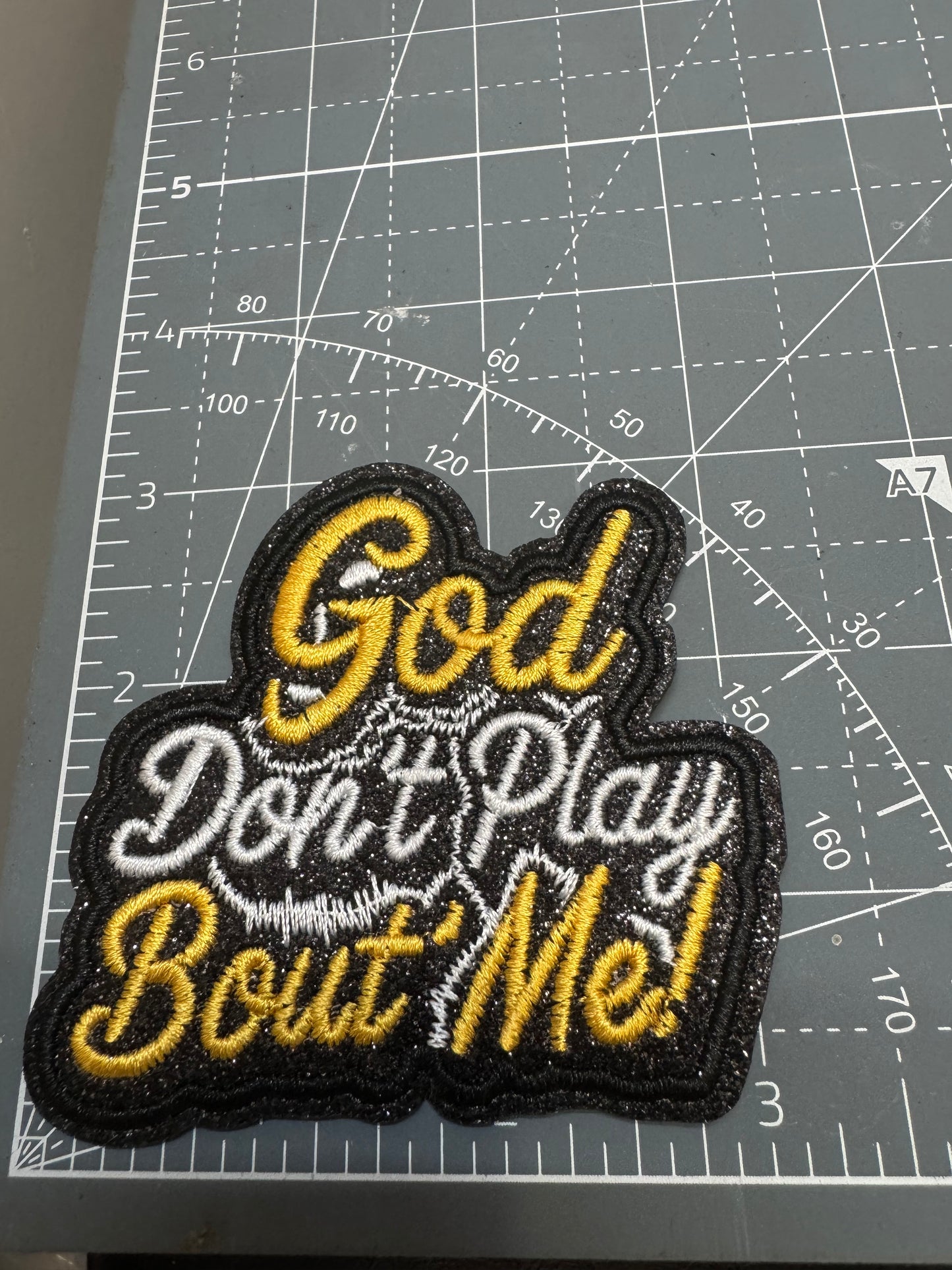 God don’t play me (yellow)