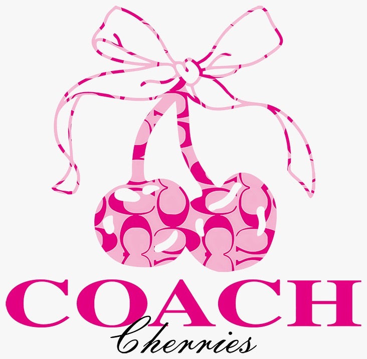 Coach Cherries DTF Transfer (Direct-to-Film)