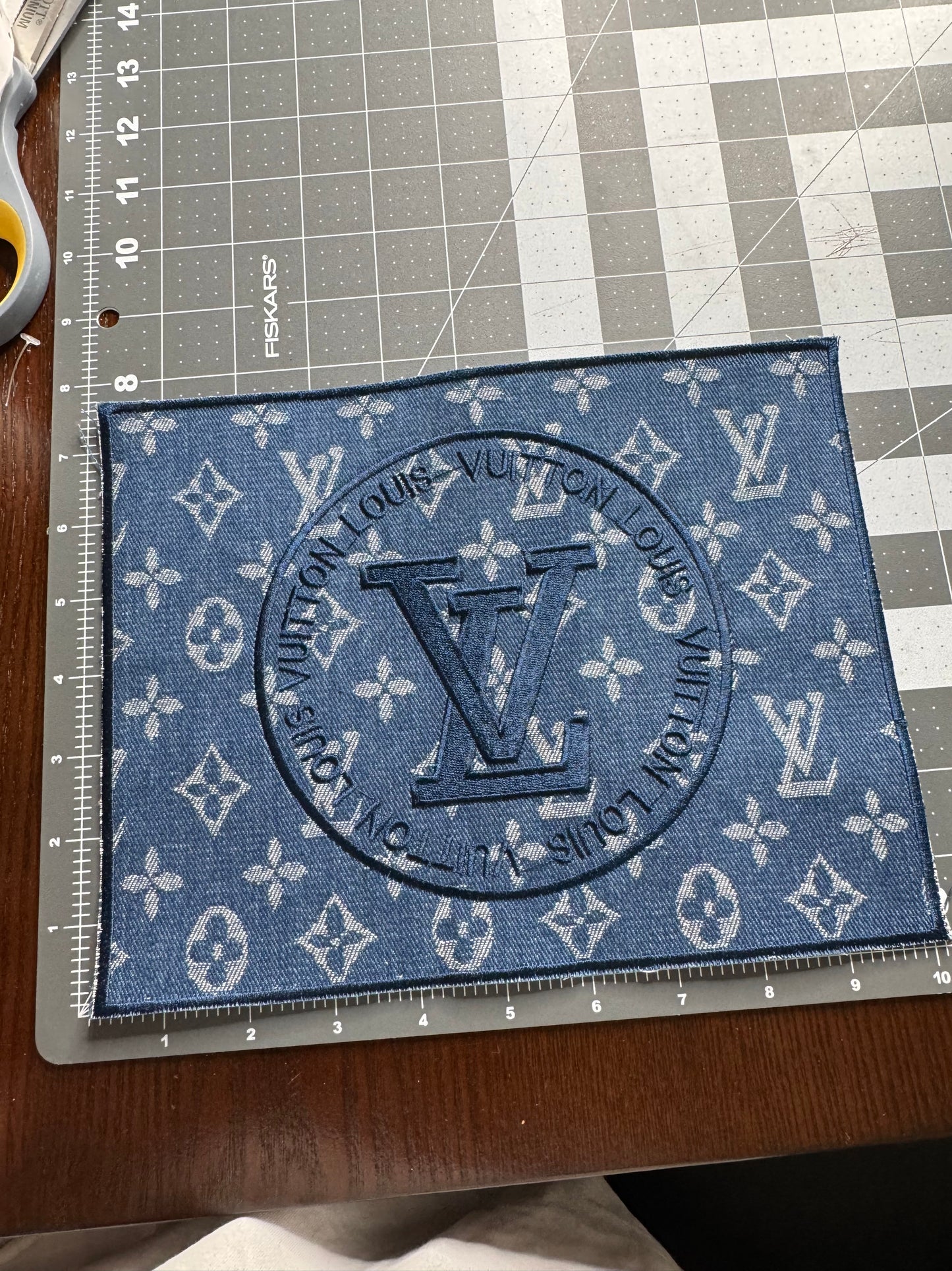 Denim LV patch
