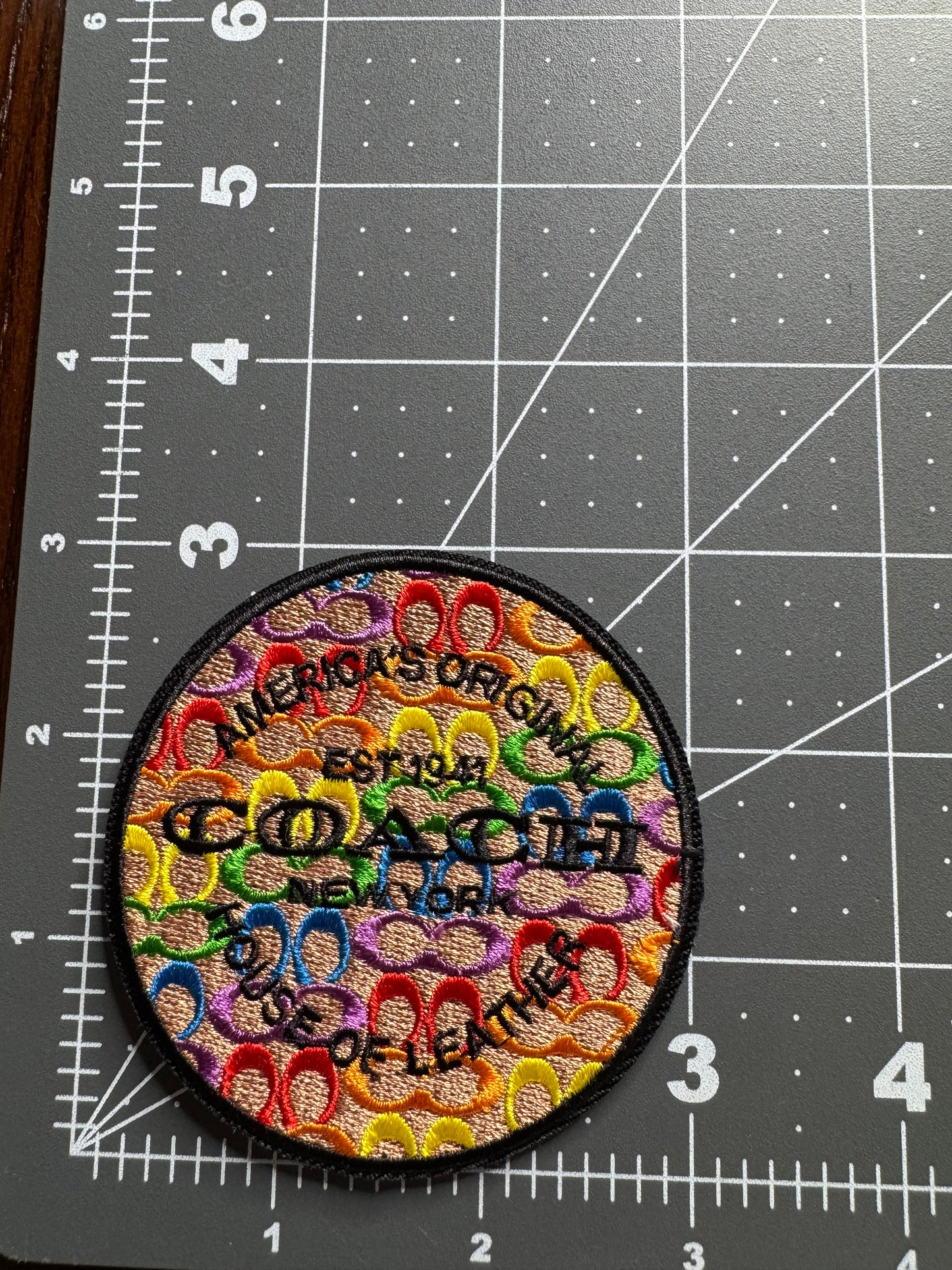 Multi color COACH PATCH