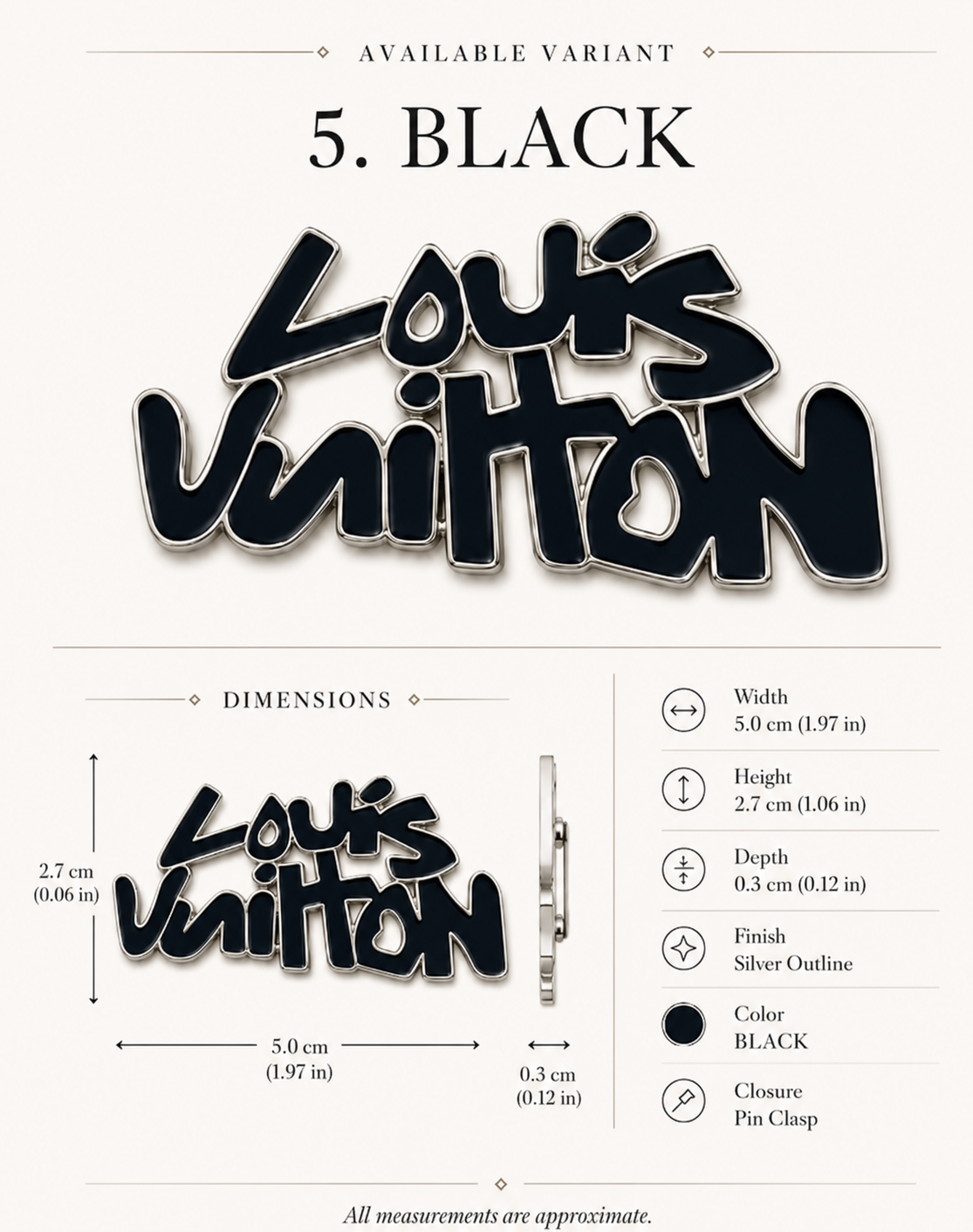 L.V charm catalog design