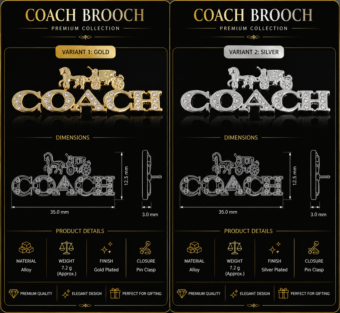 Coach logo available with 2 colours