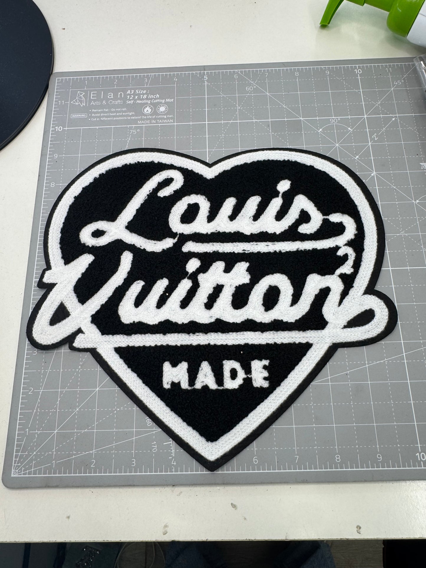 Black LV patch