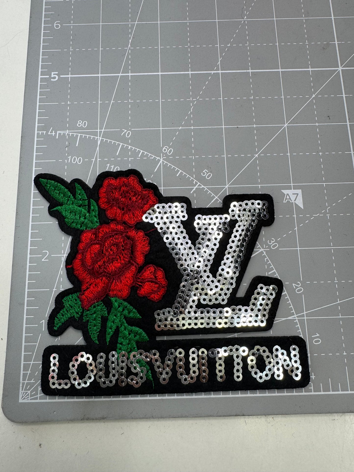 Bling Designer w/ flowers patches