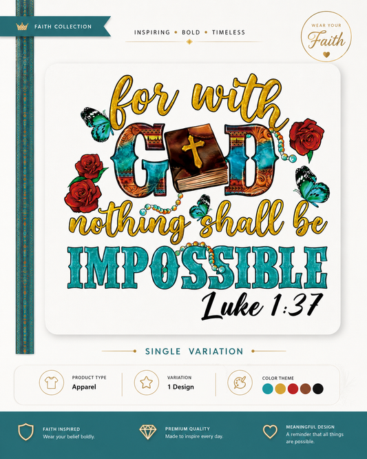 Faith-inspired apparel catalog design