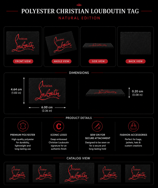 Cl black & red Tag