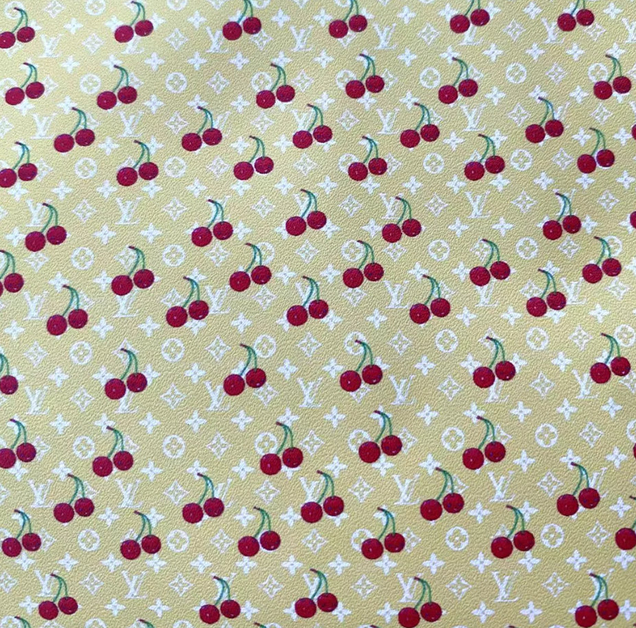 Cherries Faux Leather