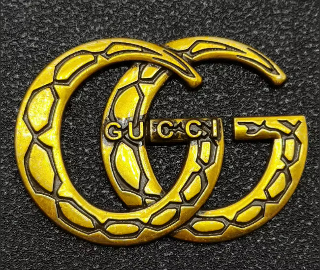Gucci logo available in 3 style and colours