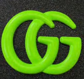 GG emblem catalog in gold and black