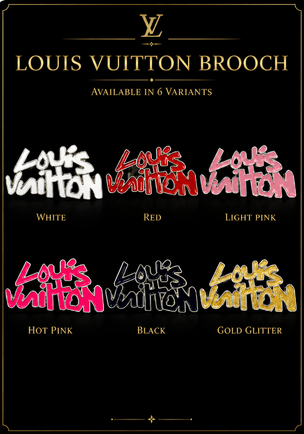 L.V charm catalog design