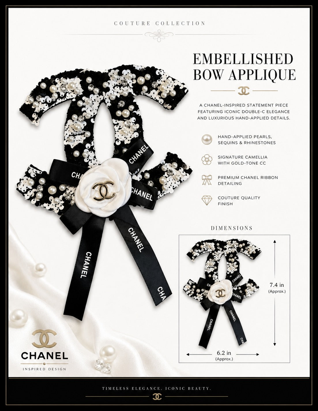 BOW APPLIQUE