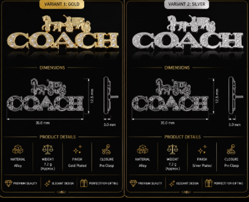 Coach logo available with 2 colours