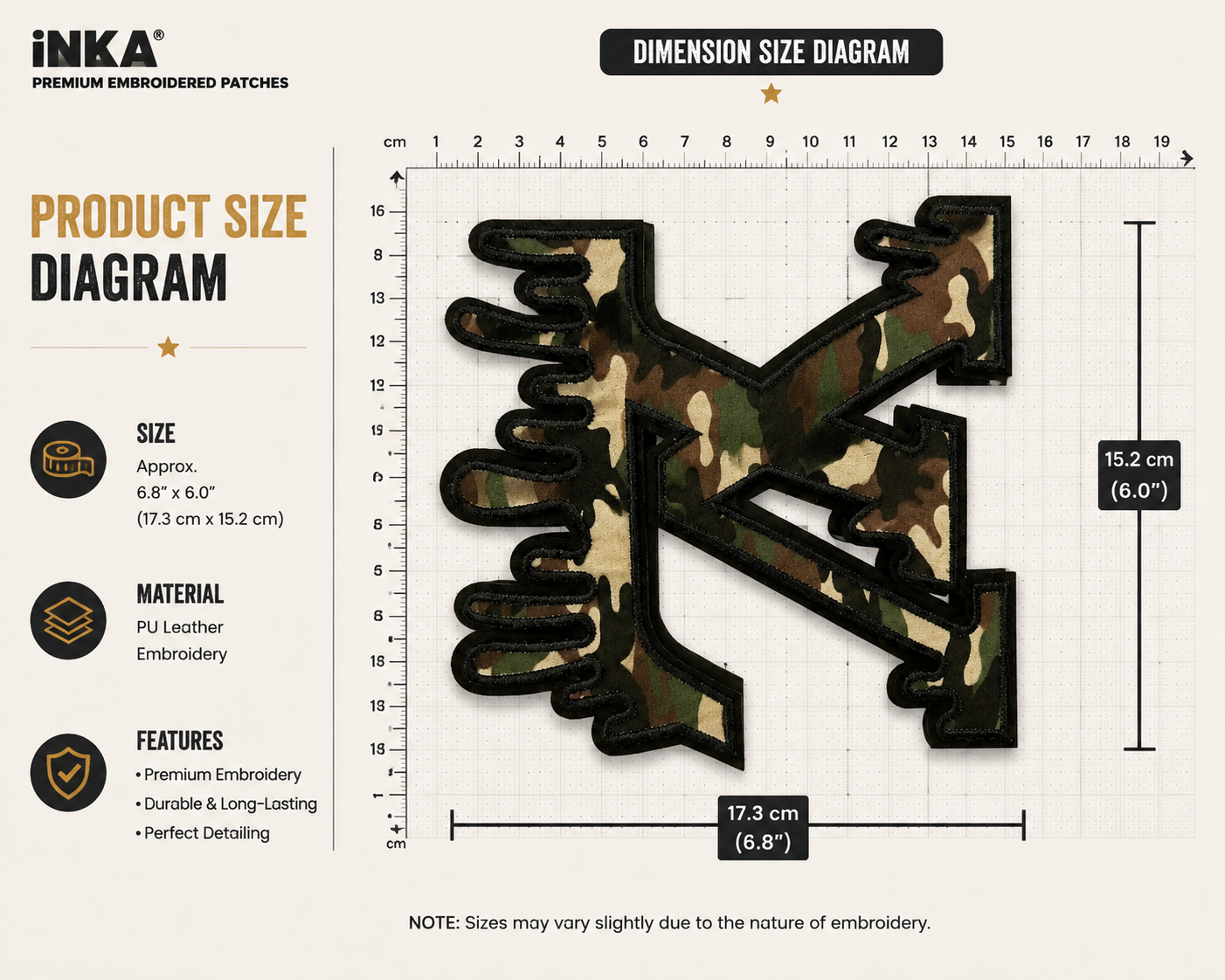 K CAMOUFLAGE PATCH