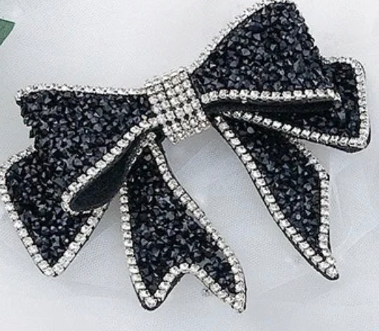 Rhinestone Bow Patches For Shoes Clothes Hats Bags etc...