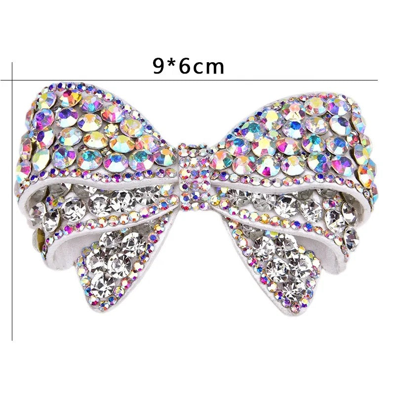 Rhinestone Bow Patches For Shoes Clothes Hats Bags etc...