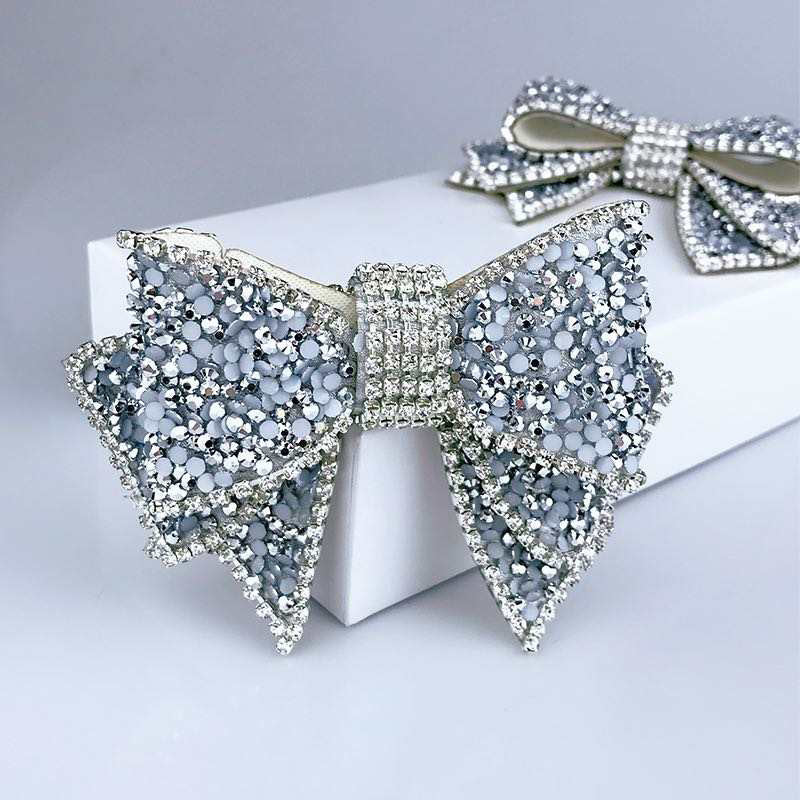 Rhinestone Bow Patches For Shoes Clothes Hats Bags etc...