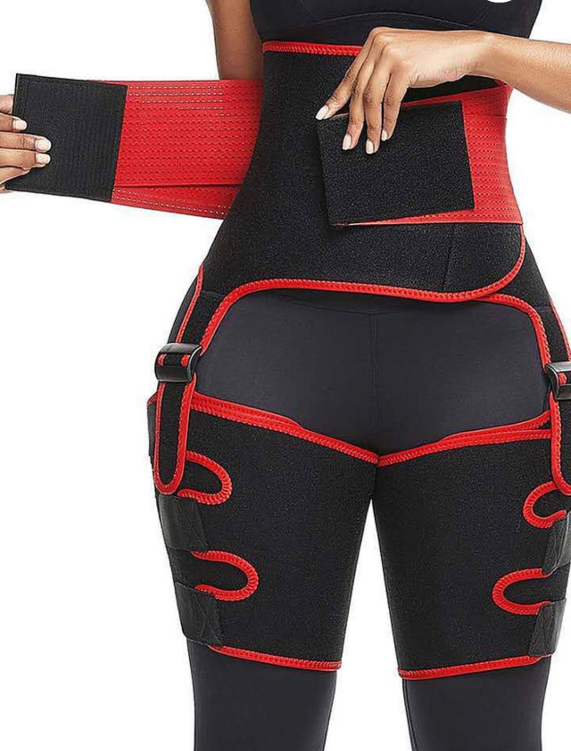 Leg Waist Trainer Belt Slimming Body Shaper Belt Neoprene Sauna Thigh Trim - Nature's Finest Herbs